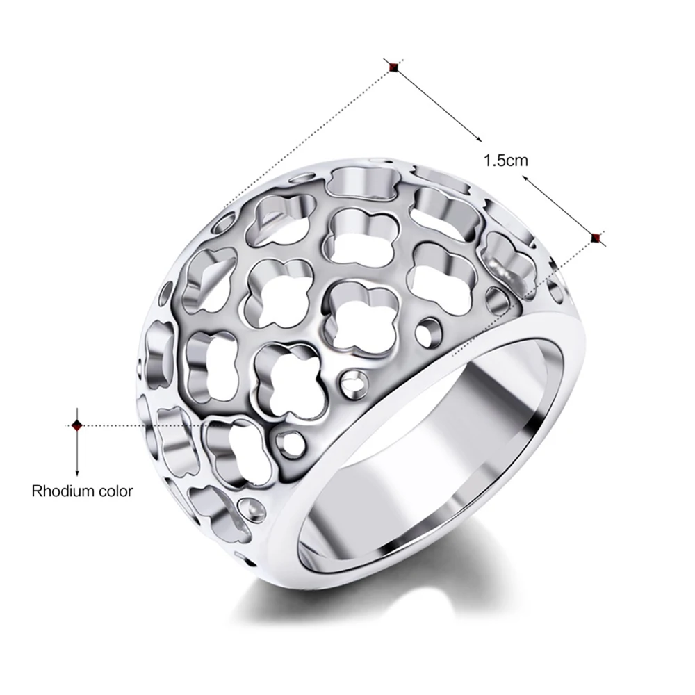 Trendy flower Hole design ring Stainless Steel jewelry daily wear jewellery high polishing statement finger rings for women
Trendy flower Hole design ring Stainless Steel jewelry daily wear jewellery high polishing statement finger rings for women