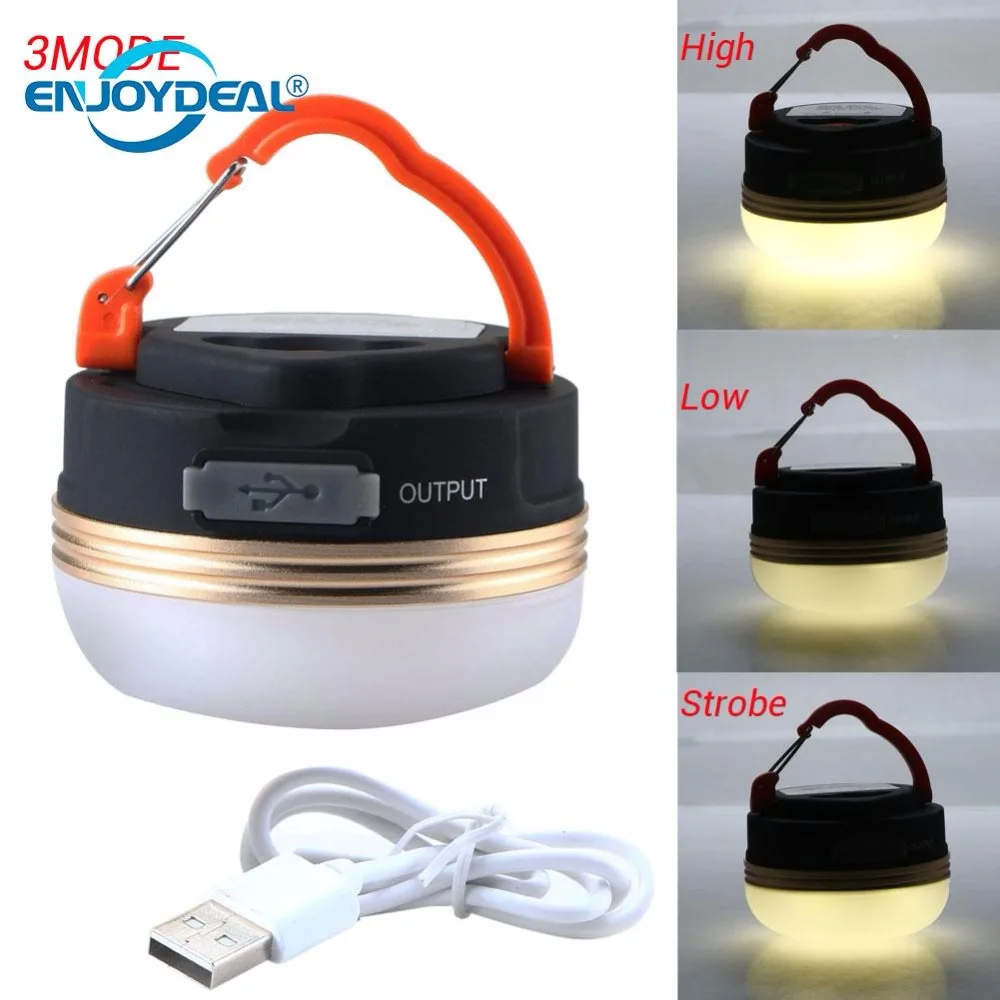 3 Modes USB Rechargeable Outdoor LED Tent Light Camping Hiking Lamp Light Lantern 3W Tent Night Hanging Hook Emergency Lamp
3 Modes USB Rechargeable Outdoor LED Tent Light Camping Hiking Lamp Light Lantern 3W Tent Night Hanging Hook Emergency Lamp