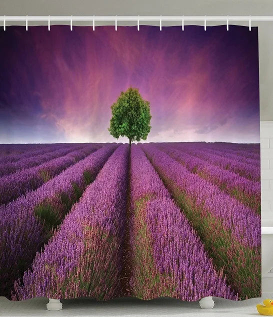 Shower Curtain Purple Flower Lavender Plants Aromatic Evergreen Shrub Lilac Waterproof Polyester Bathroom Decorative Curtains
Shower Curtain Purple Flower Lavender Plants Aromatic Evergreen Shrub Lilac Waterproof Polyester Bathroom Decorative Curtains