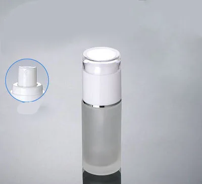 New 40ml frosted glass with white press mist sprayer ,40ml glass container sprayer bottle ,40g glass Cosmetic lotion Packaging
New 40ml frosted glass with white press mist sprayer ,40ml glass container sprayer bottle ,40g glass Cosmetic lotion Packaging
