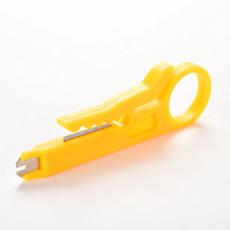 Мини-инструмент для зачистки сетевого кабеля (2 шт./лот) нож Обжимные