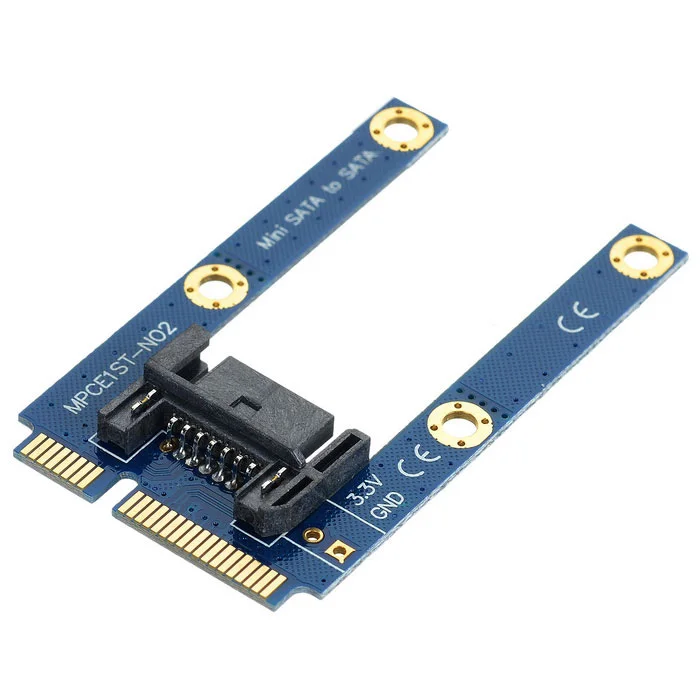 MSATA Mini SATA для ноутбука 7 контактов стандартный разъем карты расширения полный +