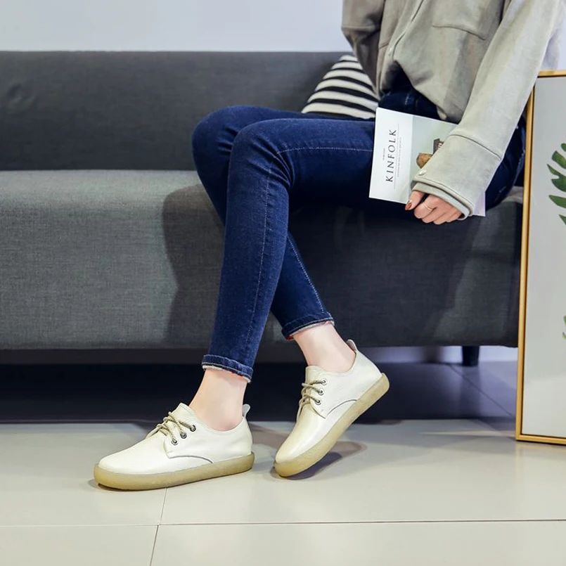 Loafers women shoes genuine leather flat shoes women casual soft bottom comfortable non-slip maternity oxfords female shoes
Loafers women shoes genuine leather flat shoes women casual soft bottom comfortable non-slip maternity oxfords female shoes