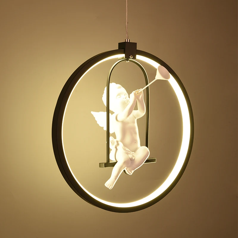 The Nordic angel birds dining-room lamp, wrought iron creative personality contracted the cafe bar bedroom study birds droplight
The Nordic angel birds dining-room lamp, wrought iron creative personality contracted the cafe bar bedroom study birds droplight