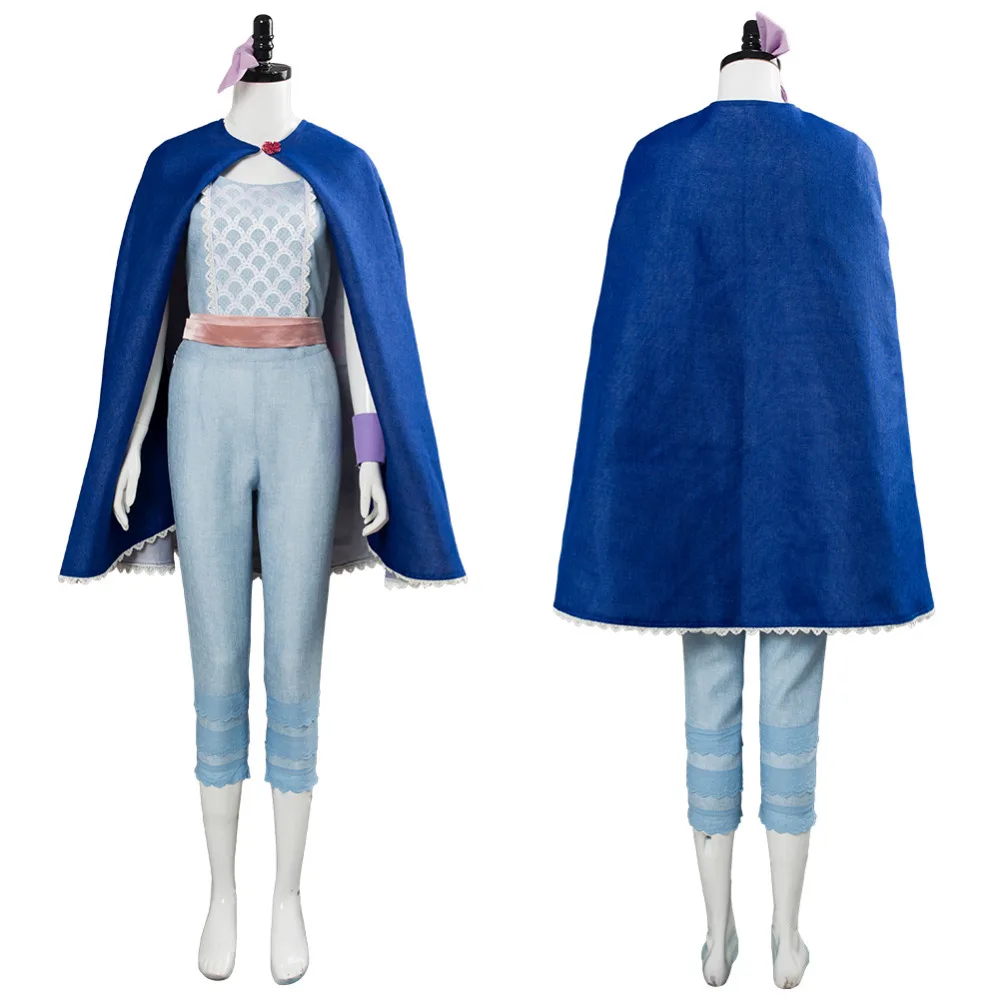 Toy Bo Peep Costume Blue Suit Cloak Cape Robe Dress Adult Women Girls Halloween Carnival Costume
Toy Bo Peep Costume Blue Suit Cloak Cape Robe Dress Adult Women Girls Halloween Carnival Costume