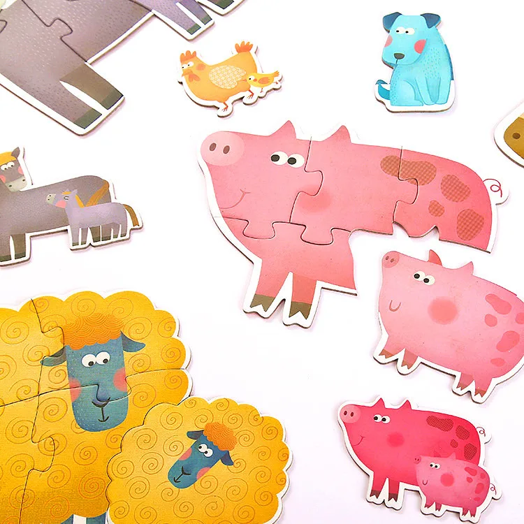 Liuhe A Mother and Child Jigsaw Farm Animal Set Large Puzzle Jigsaw Children's Toys Learning Toys for Children
Liuhe A Mother and Child Jigsaw Farm Animal Set Large Puzzle Jigsaw Children's Toys Learning Toys for Children