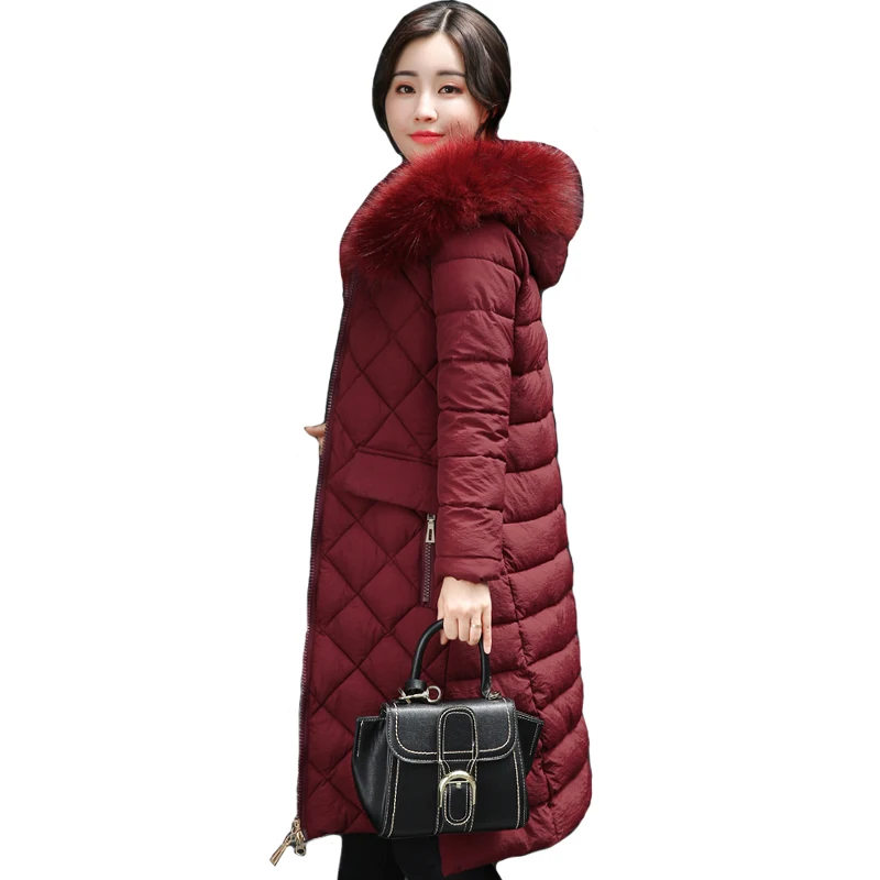 High Quality Hooded Women Winter Jacket Warm Thicken Cotton Padded Long Parka Plus size 4XL 3XL Female Coat With Zipper And Fur
High Quality Hooded Women Winter Jacket Warm Thicken Cotton Padded Long Parka Plus size 4XL 3XL Female Coat With Zipper And Fur