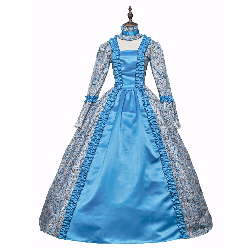 New Blue Rococo Ball Gown Gothic Victorian Princess Costumes Halloween Cosplay Dresses
New Blue Rococo Ball Gown Gothic Victorian Princess Costumes Halloween Cosplay Dresses