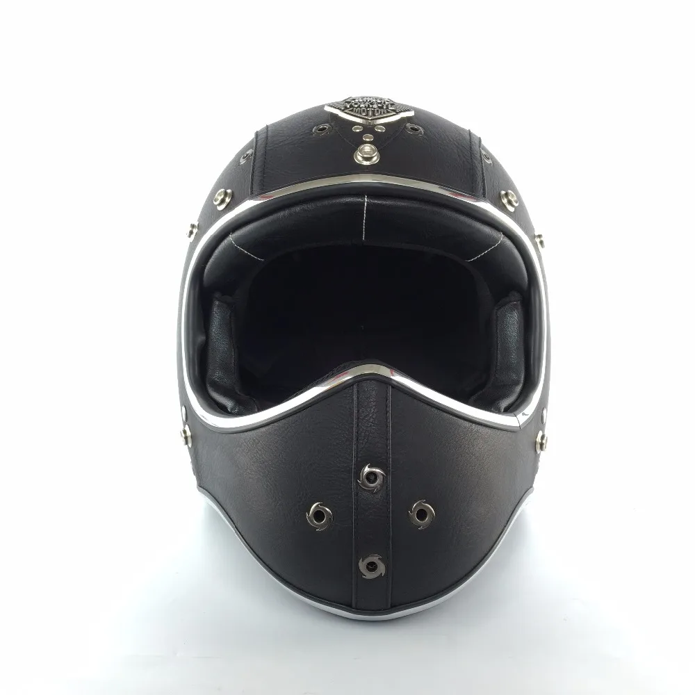 Leather Moto Helmet Motocross 2018 Vintage Helmets Motorcycle Racing Motocross Half Face Motorcycle Helmet casque moto
Leather Moto Helmet Motocross 2018 Vintage Helmets Motorcycle Racing Motocross Half Face Motorcycle Helmet casque moto