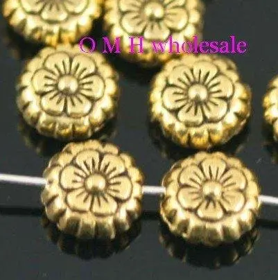 OMH wholesale Free ship 30pcs golden Silver color flower spacer beads Jewelry metal beads 7x3.5mm ZL524
OMH wholesale Free ship 30pcs golden Silver color flower spacer beads Jewelry metal beads 7x3.5mm ZL524