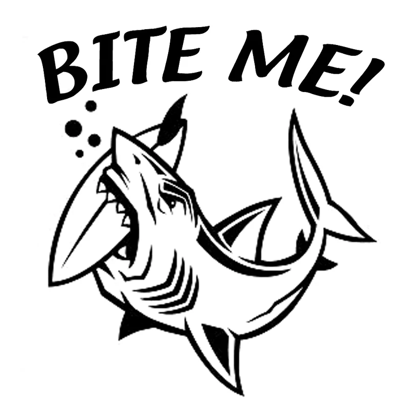 30 см Bite Me Shark животный Автомобиль Стайлинг виниловая Автомобильная наклейка 6Zf-065
30 см Bite Me Shark животный Автомобиль Стайлинг виниловая Автомобильная наклейка 6Zf-065