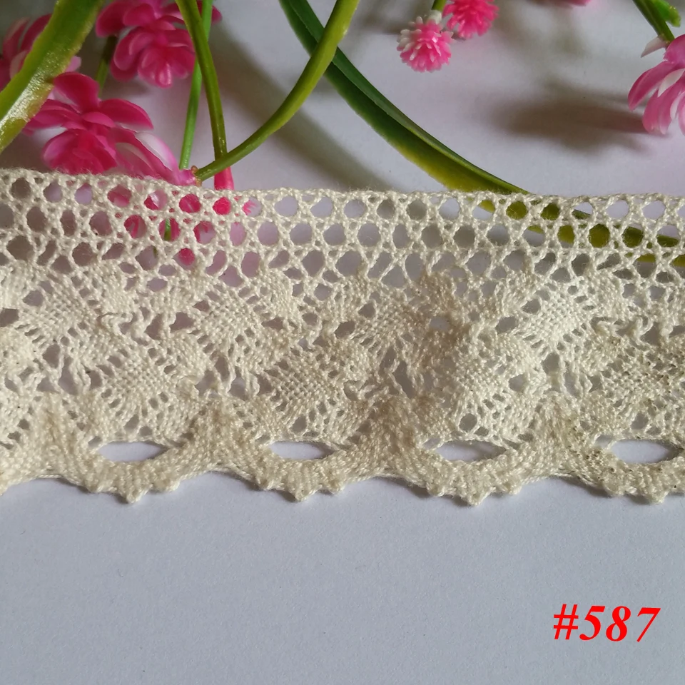 15 Yards/ lot 100% cotton 45mm width Lace cotton furnishing warp knitting DIY patchwork crafts sewing material accessories NO587
15 Yards/ lot 100% cotton 45mm width Lace cotton furnishing warp knitting DIY patchwork crafts sewing material accessories NO587