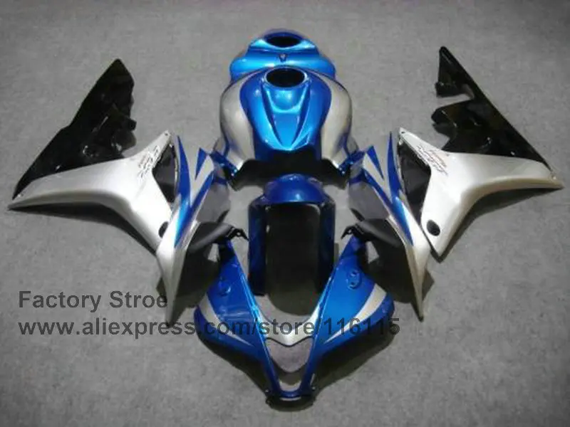 Glossy silver blue body repair hulls Injection for HONDA CBR 600 RR 07 08 OEM fairing hulls CBR600RR 2007 2008
Glossy silver blue body repair hulls Injection for HONDA CBR 600 RR 07 08 OEM fairing hulls CBR600RR 2007 2008