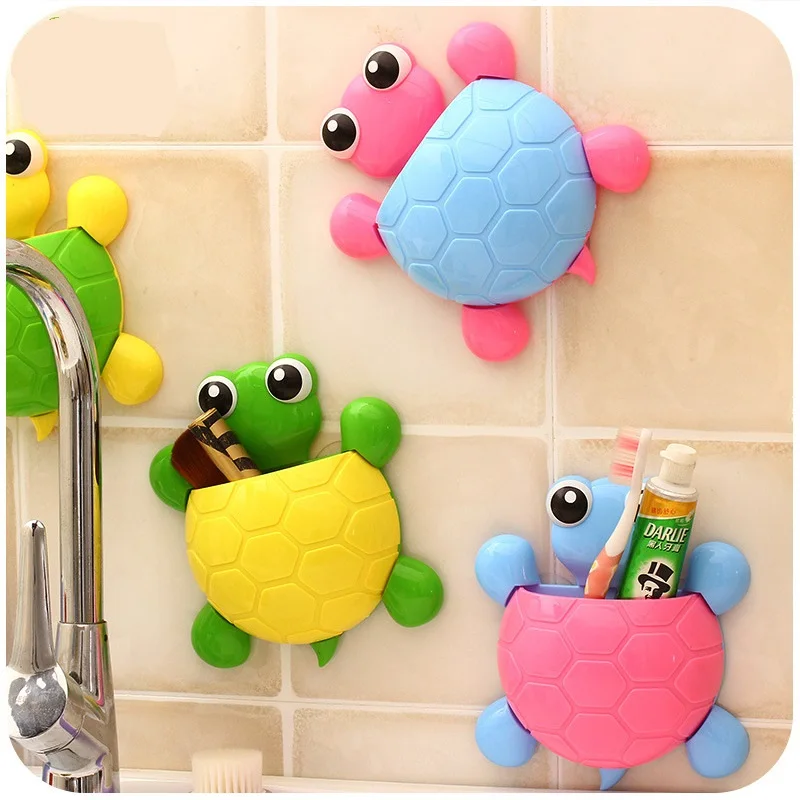 Cartoon Turtle Toothbrush Holder Plastic Wall Suction Cups Shower Holder Toothpaste Holder Suction Hooks Bathroom Accessories
Cartoon Turtle Toothbrush Holder Plastic Wall Suction Cups Shower Holder Toothpaste Holder Suction Hooks Bathroom Accessories