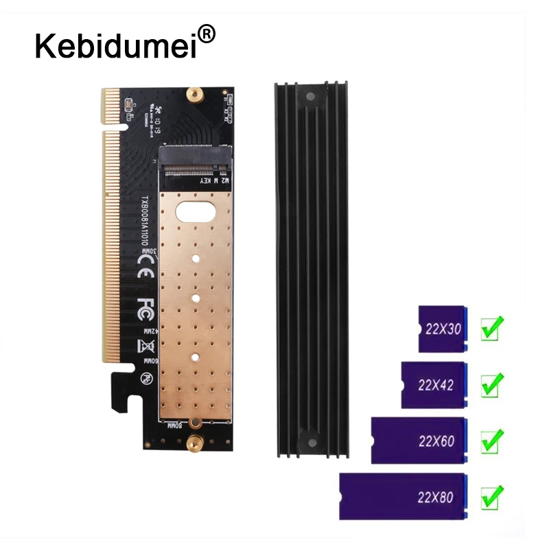 kebidumei M.2 NVME Adapter Expansion Card Support M Key PCI Express PCIe x16 to M.2 High speed Adapter Riser Card TXB008
kebidumei M.2 NVME Adapter Expansion Card Support M Key PCI Express PCIe x16 to M.2 High speed Adapter Riser Card TXB008