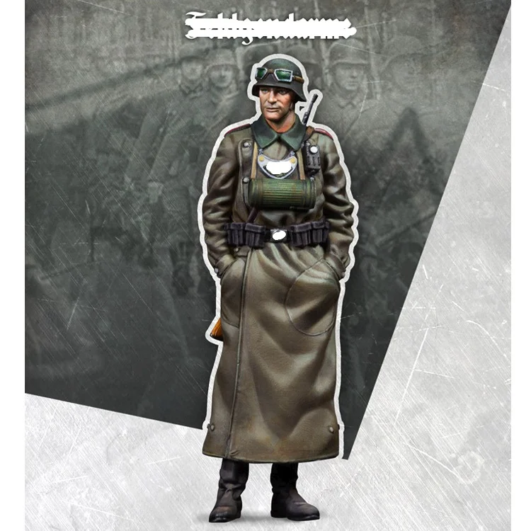 1/35 World War II officer, Resin Model Soldier GK, Military theme of WW2, Unassembled and unpainted kit
1/35 World War II officer, Resin Model Soldier GK, Military theme of WW2, Unassembled and unpainted kit