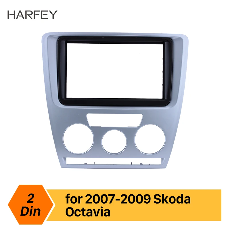 Harfey Double Din Car Stereo Fascia Frame Trim for 2007 2008 2009 Skoda Octavia Surrounded Panel Plate Installation kit
Harfey Double Din Car Stereo Fascia Frame Trim for 2007 2008 2009 Skoda Octavia Surrounded Panel Plate Installation kit