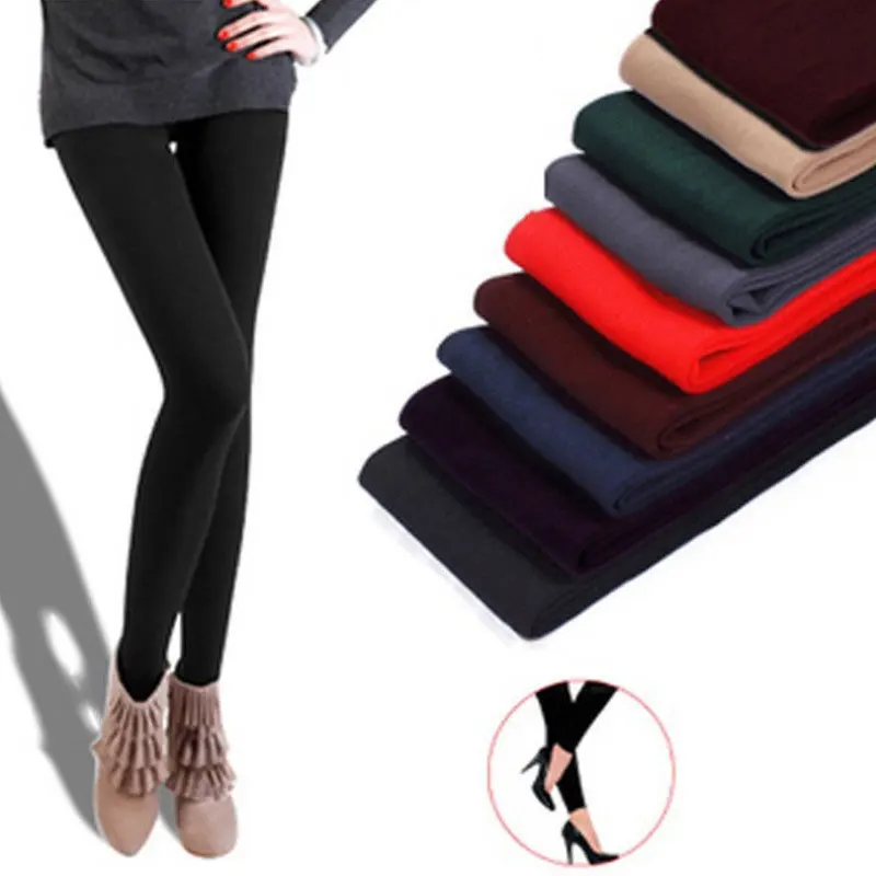 Women Winter Warm Leggings Skinny Stretch Fleece Pants Women Casual Faux Velvet Ankle-Length Legging Knitted Thick Slim Leggings
Women Winter Warm Leggings Skinny Stretch Fleece Pants Women Casual Faux Velvet Ankle-Length Legging Knitted Thick Slim Leggings