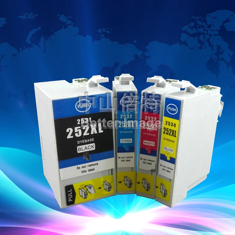 T252XL220, T252XL320, T252XL420 Replacement ink cartridge for Epson WorkForce WF-3620 All-in-One Printer,not genuine
T252XL220, T252XL320, T252XL420 Replacement ink cartridge for Epson WorkForce WF-3620 All-in-One Printer,not genuine