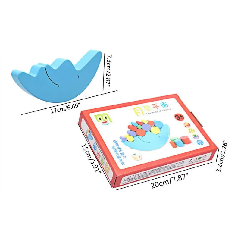 Cartoon Crescent Moon Boat Wood Cylinders DIY Balance Building Blocks Jigsaw Kids Development Intelligence Educational Toys
Cartoon Crescent Moon Boat Wood Cylinders DIY Balance Building Blocks Jigsaw Kids Development Intelligence Educational Toys