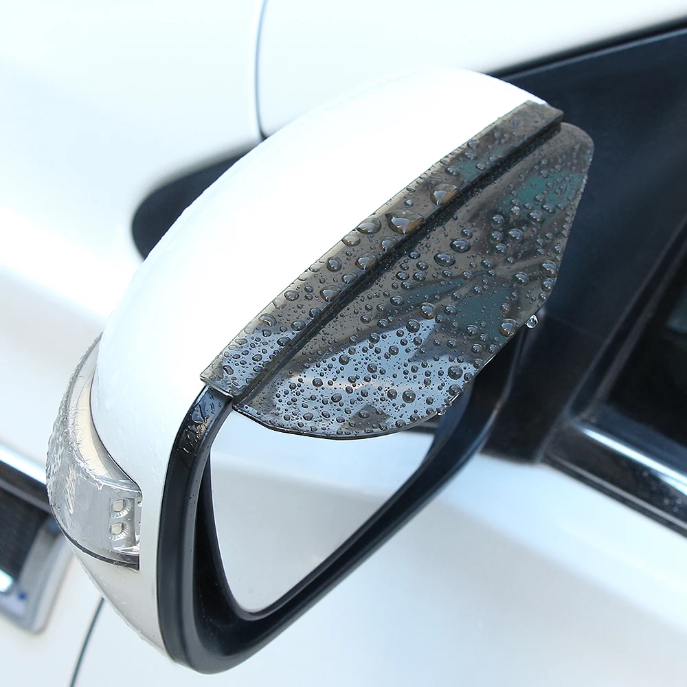 2 шт. Стайлинг автомобиля ПВХ наклейка на зеркало заднего вида дождь брови для nissan
