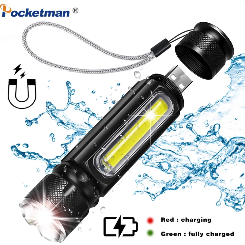 LED Tactical Flashlight, USB Rechargeable battery,Best Water Resistant Work Light Flashlight with 4 Modes
LED Tactical Flashlight, USB Rechargeable battery,Best Water Resistant Work Light Flashlight with 4 Modes