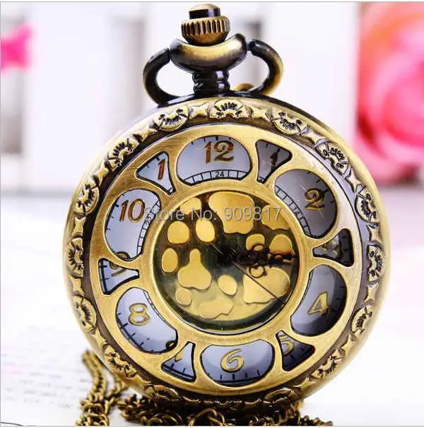 Free shipping Vintage Style Bronze Steampunk Quartz antique Pocket Watch Necklace 10pcs/lot 198
Free shipping Vintage Style Bronze Steampunk Quartz antique Pocket Watch Necklace 10pcs/lot 198