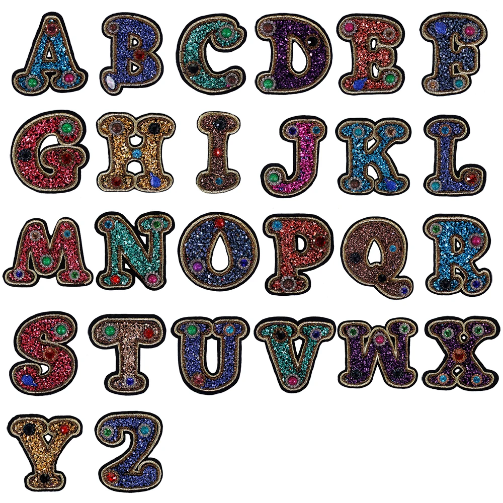 10pieces 26 English Letters Alphabet Badges Embroidery Beads Patches Applique Iron on Clothes Shoes Bags Decoration DIY TH1260
10pieces 26 English Letters Alphabet Badges Embroidery Beads Patches Applique Iron on Clothes Shoes Bags Decoration DIY TH1260