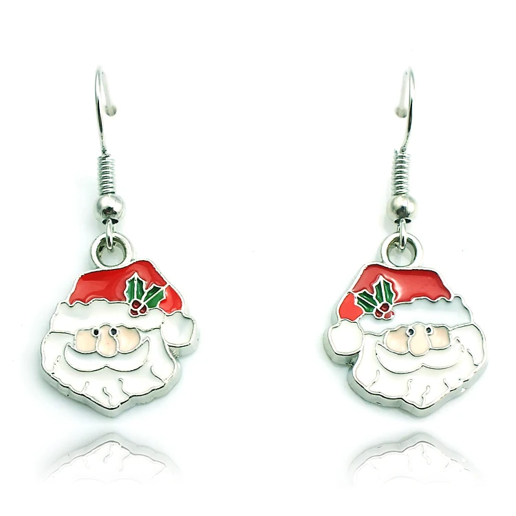 Wholesale New Design Alloy Lucite Santa's Pendants Christmas Earrings And Necklace Jewelry Set
Wholesale New Design Alloy Lucite Santa's Pendants Christmas Earrings And Necklace Jewelry Set
