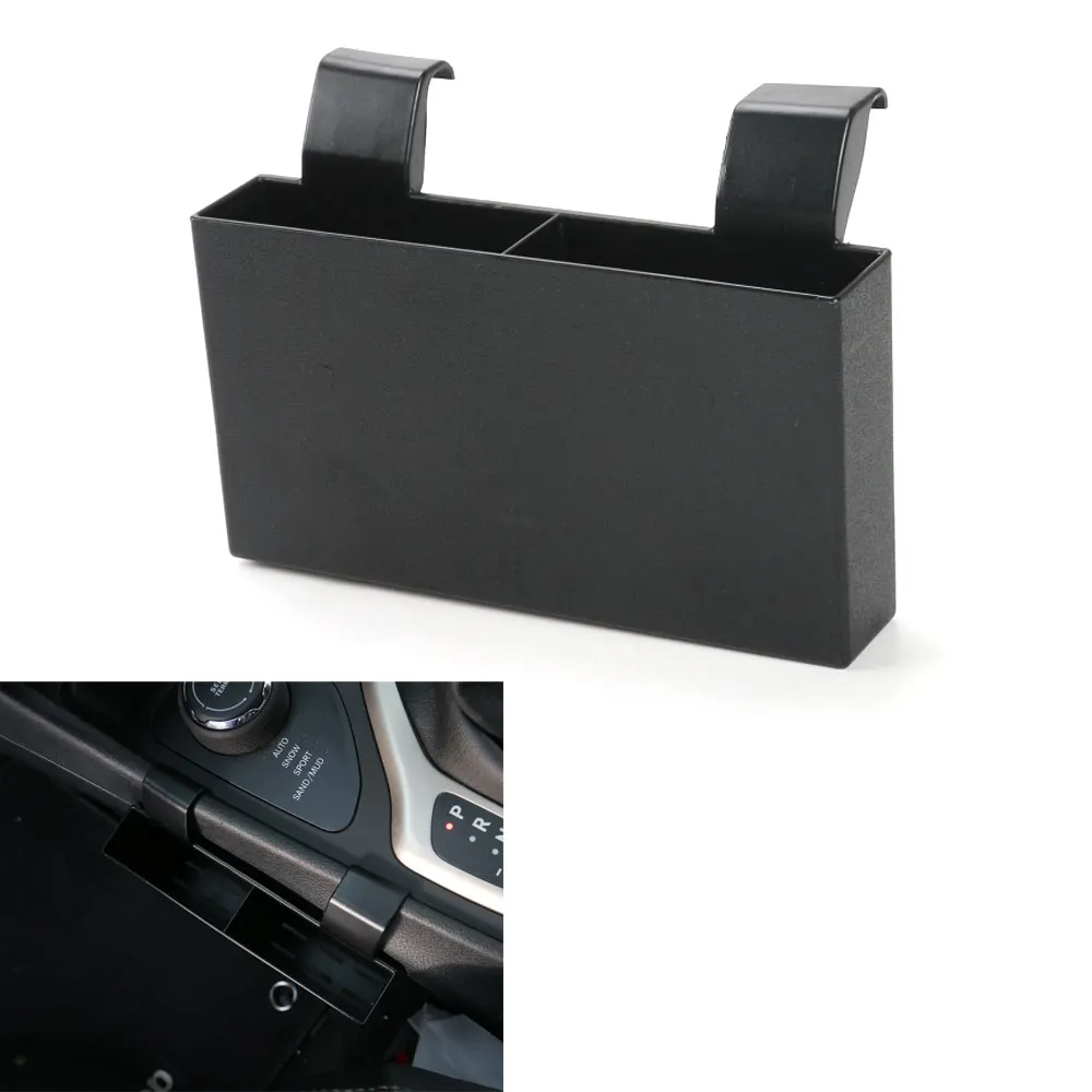 Car Interior Black ABS Plastic Cell Phone Charging Holder Storage Box Holder Orangizer For Cherokee 2016 Car Styling
Car Interior Black ABS Plastic Cell Phone Charging Holder Storage Box Holder Orangizer For Cherokee 2016 Car Styling