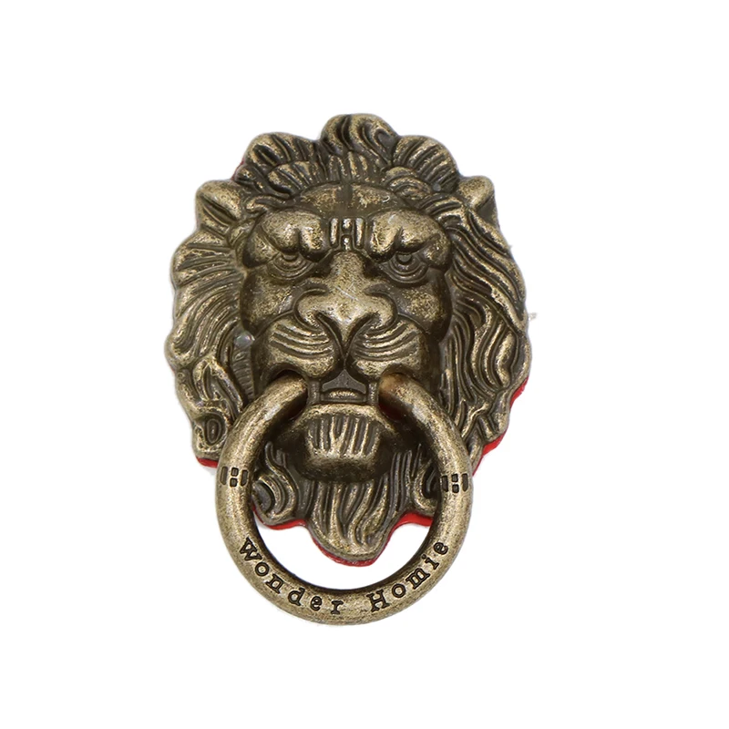 Винтажное кольцо для мобильного телефона с головой льва ручной держатель