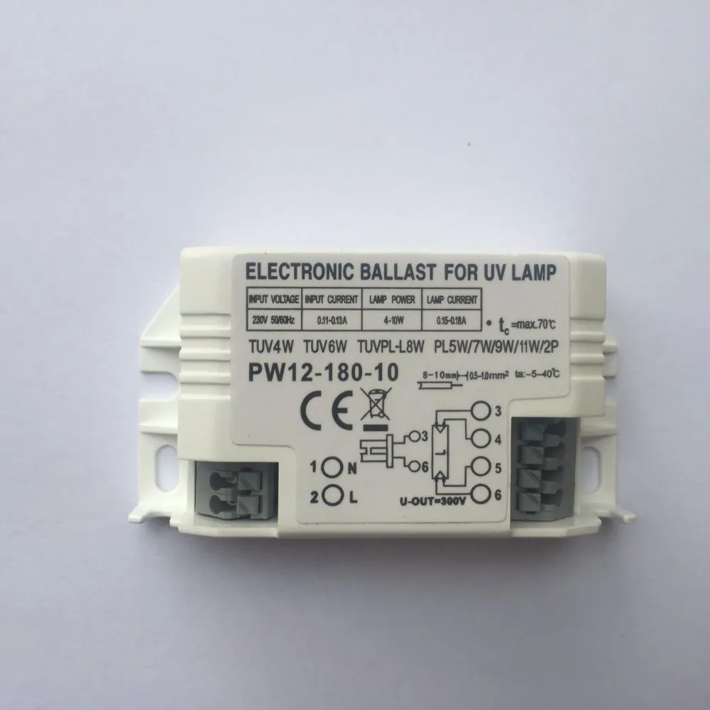 Germicidal Lamp Electronic Ballast 220V UV T5 4W 6W 8W 11w for Lamp TUV6W TUV4W TUV8W CE Certificate 
Germicidal Lamp Electronic Ballast 220V UV T5 4W 6W 8W 11w for Lamp TUV6W TUV4W TUV8W CE Certificate
