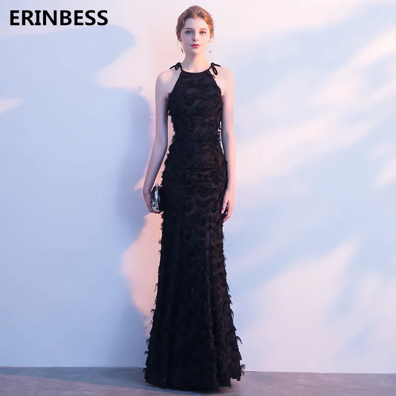 2019 Vestido De Festa Sexy Halter Neck Black Mermaid Evening Dresses Long Dress Formal Gowns Evening Dress Vestidos Gown
2019 Vestido De Festa Sexy Halter Neck Black Mermaid Evening Dresses Long Dress Formal Gowns Evening Dress Vestidos Gown