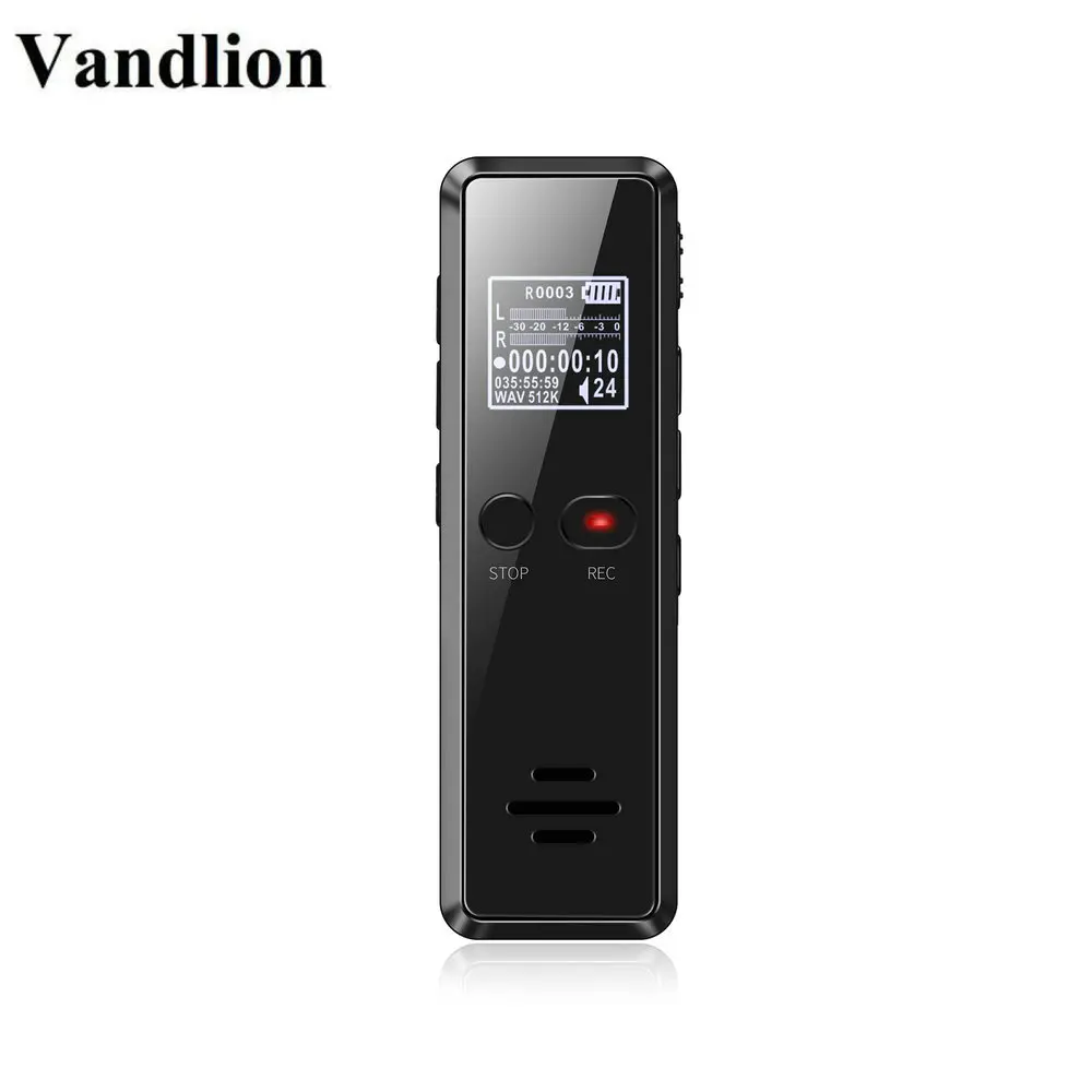 Vandlion V90 Digital Voice Activated Recorder Dictaphone Long Distance Audio Recording MP3 Player Noise Reduction WAV Record 
Vandlion V90 Digital Voice Activated Recorder Dictaphone Long Distance Audio Recording MP3 Player Noise Reduction WAV Record