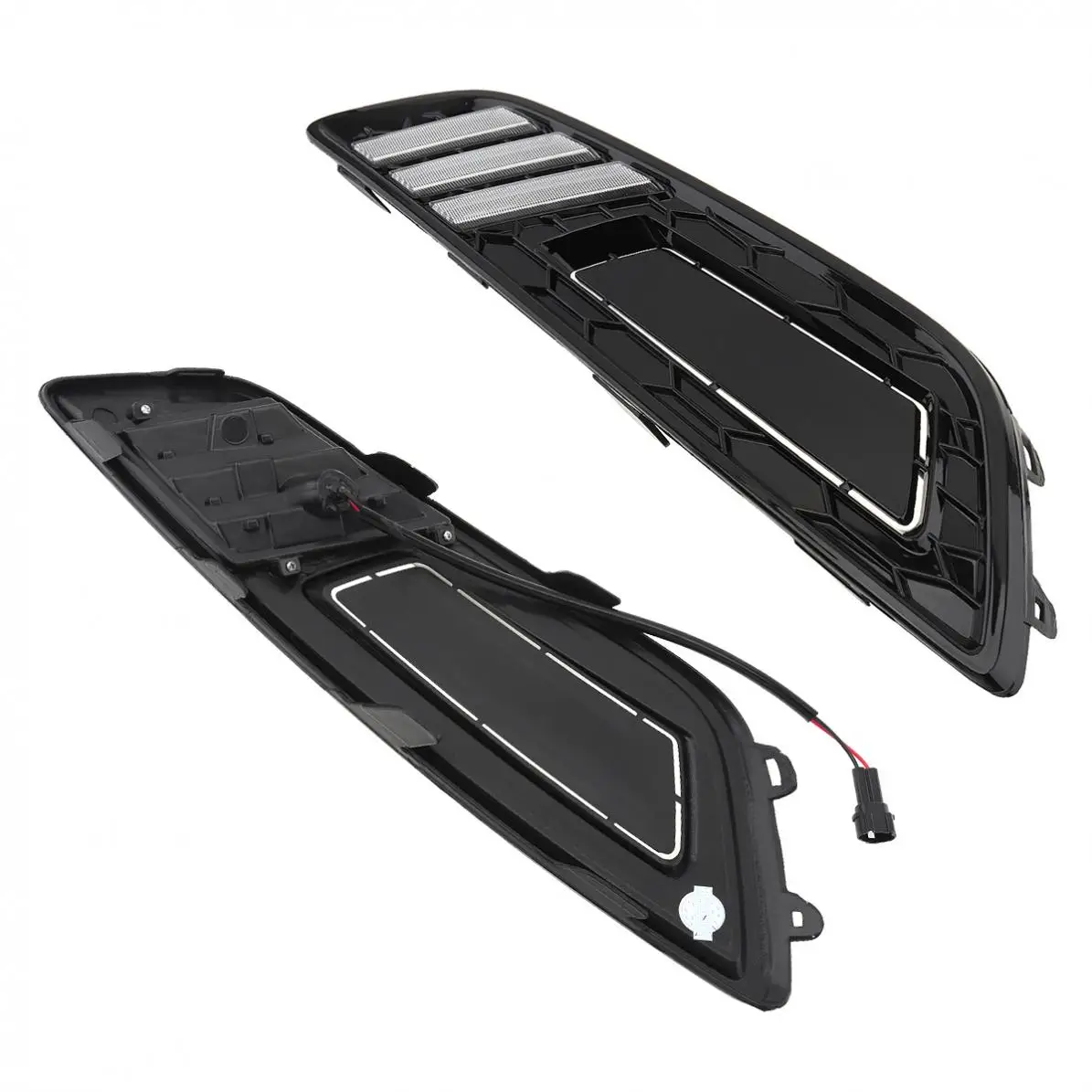 White 6000-6700K Light 2015-Fox Daytime Running Lights LED Daytime Traffic Lights Fog Light Turn Light Fit for Ford Refitting
White 6000-6700K Light 2015-Fox Daytime Running Lights LED Daytime Traffic Lights Fog Light Turn Light Fit for Ford Refitting