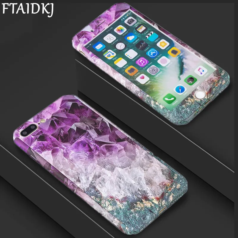 Модный чехол FTAIDKJ для iPhone XS с полной защитой корпуса на 360 градусов Max XR X 7 6 6S 8 Plus 5