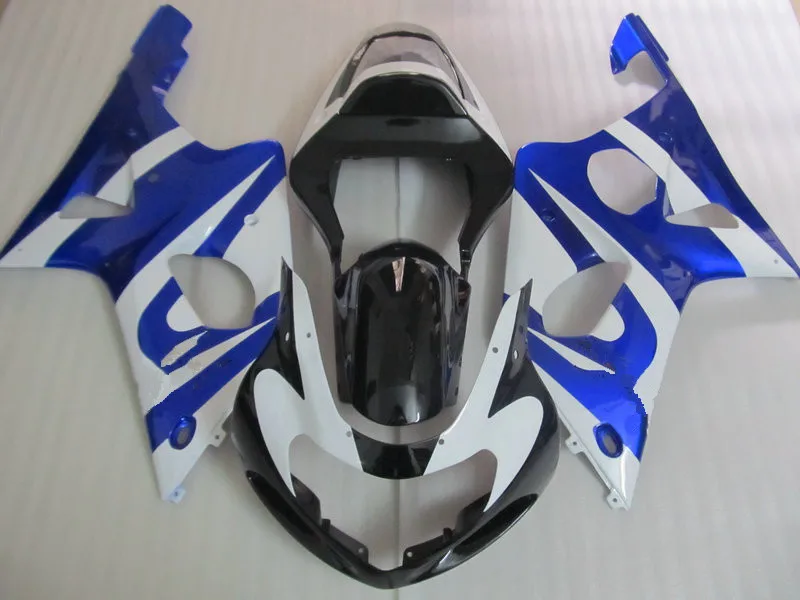 Набор обтекателей мотоцикла для GSXR1000 K2 00 01 02 GSXR 1000 2000 2001 2002 ABS белые черно голубые