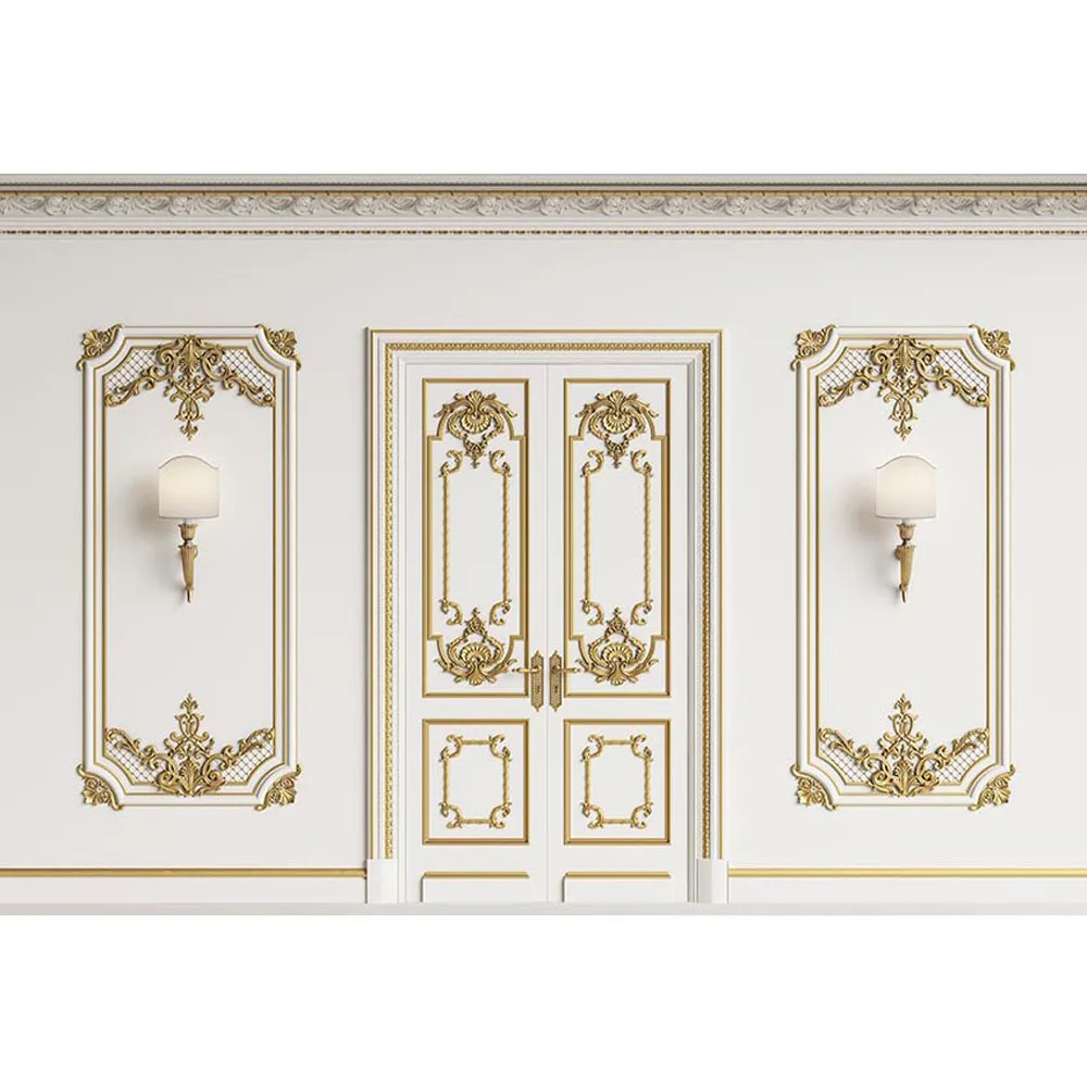 Luxury Wedding Photo Wall White Carved Golden Windows Doors Bracket Lamps Printed Vinyl Photography Studio Background Backdrops
Luxury Wedding Photo Wall White Carved Golden Windows Doors Bracket Lamps Printed Vinyl Photography Studio Background Backdrops