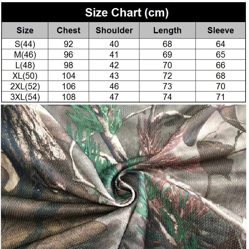 Men Summer Combat Shirt Camouflage Tactical Shirt Quick-dry Breathable Long Sleeve Military Outdoor Bionic Camo Hunting T-Shirt
Men Summer Combat Shirt Camouflage Tactical Shirt Quick-dry Breathable Long Sleeve Military Outdoor Bionic Camo Hunting T-Shirt