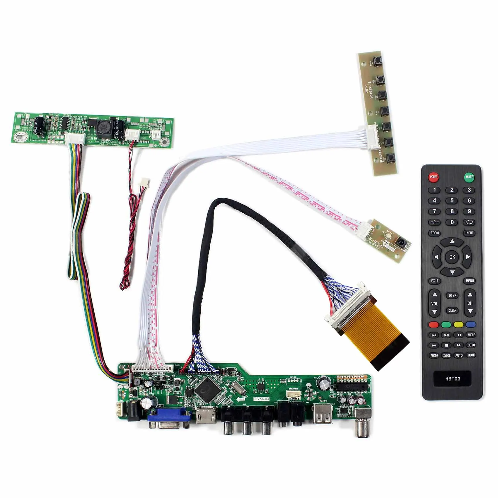HD MI VGA AV USB RF LCD Controller Board For 23" LCD Screen LTM230HT09 1920x1080 LTM230HT12
HD MI VGA AV USB RF LCD Controller Board For 23" LCD Screen LTM230HT09 1920x1080 LTM230HT12