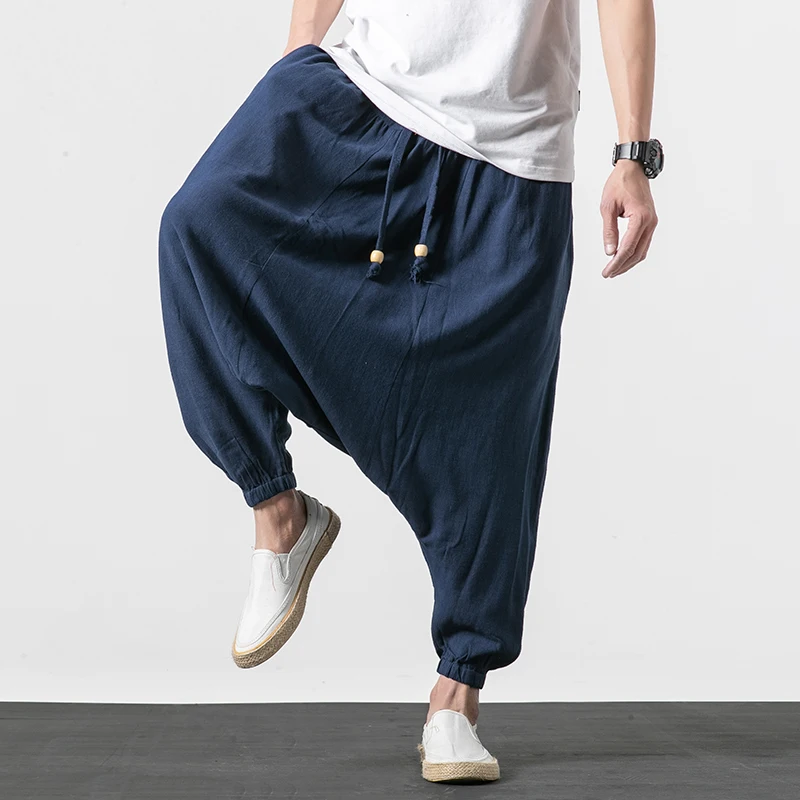 M-5XL Elastic Waist Linen Trousers Summer Casual Japanese Streetwear Drop Crotch Pants Plus Size 4XL Workout Fashion Man Pant
M-5XL Elastic Waist Linen Trousers Summer Casual Japanese Streetwear Drop Crotch Pants Plus Size 4XL Workout Fashion Man Pant
