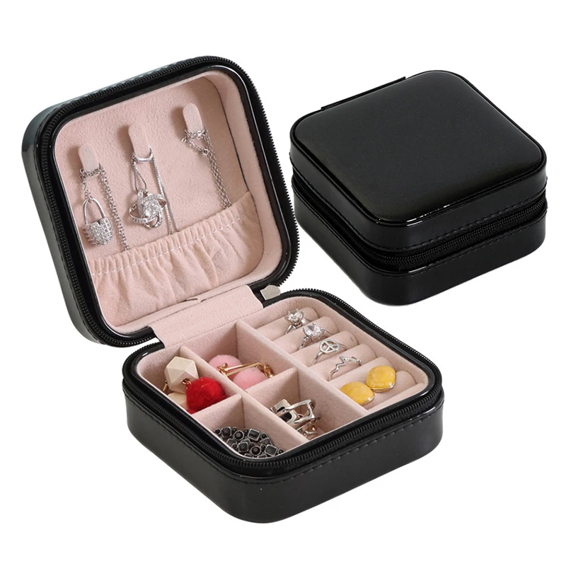 Portable Jewelry Organizer PU Fashion Earrings Necklace Rings Packaging Women Stud Display Collection Case Accessories Supplies
Portable Jewelry Organizer PU Fashion Earrings Necklace Rings Packaging Women Stud Display Collection Case Accessories Supplies