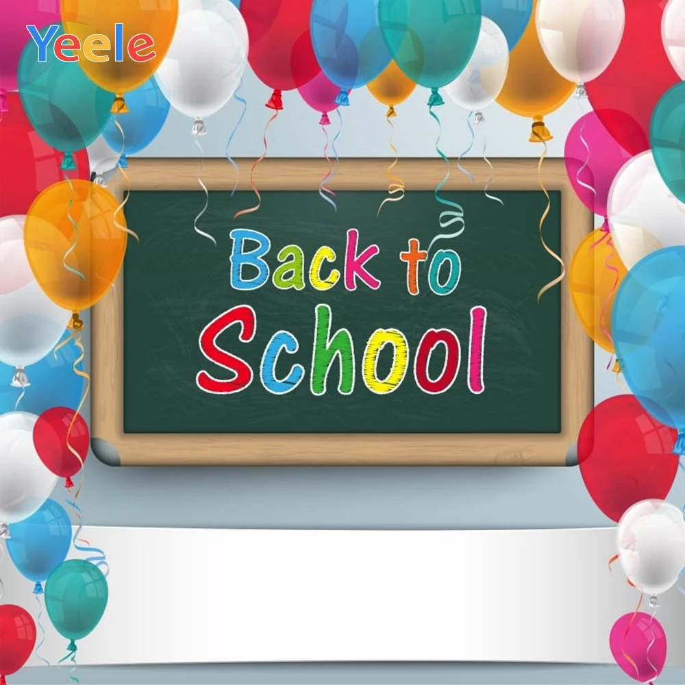 Yeele Welcome Children Back To School Pencils Balloons Photography Background blackboard Photographic Backdrop For Photo Studio
Yeele Welcome Children Back To School Pencils Balloons Photography Background blackboard Photographic Backdrop For Photo Studio