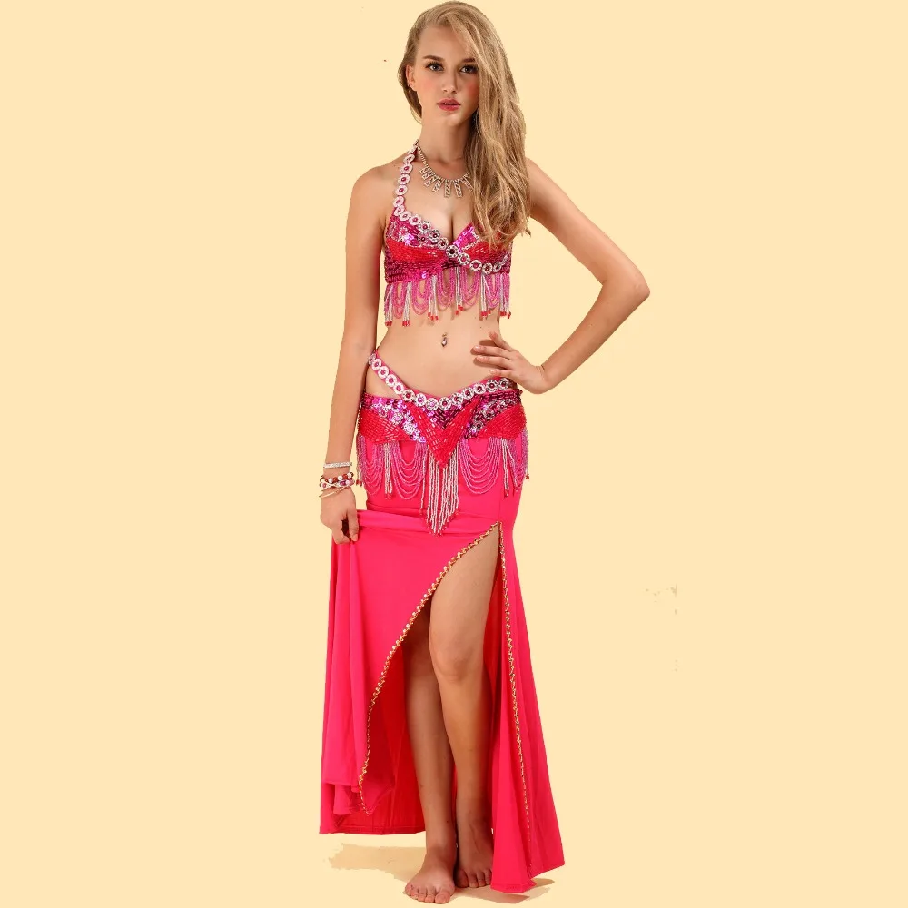 2018 Belly Dance Costume Set Bra&Skirt&Belt Indian Dance Costumes 5 Colors Ropa De Danza Del Vientre Bollywood Costume DQ11119
2018 Belly Dance Costume Set Bra&Skirt&Belt Indian Dance Costumes 5 Colors Ropa De Danza Del Vientre Bollywood Costume DQ11119