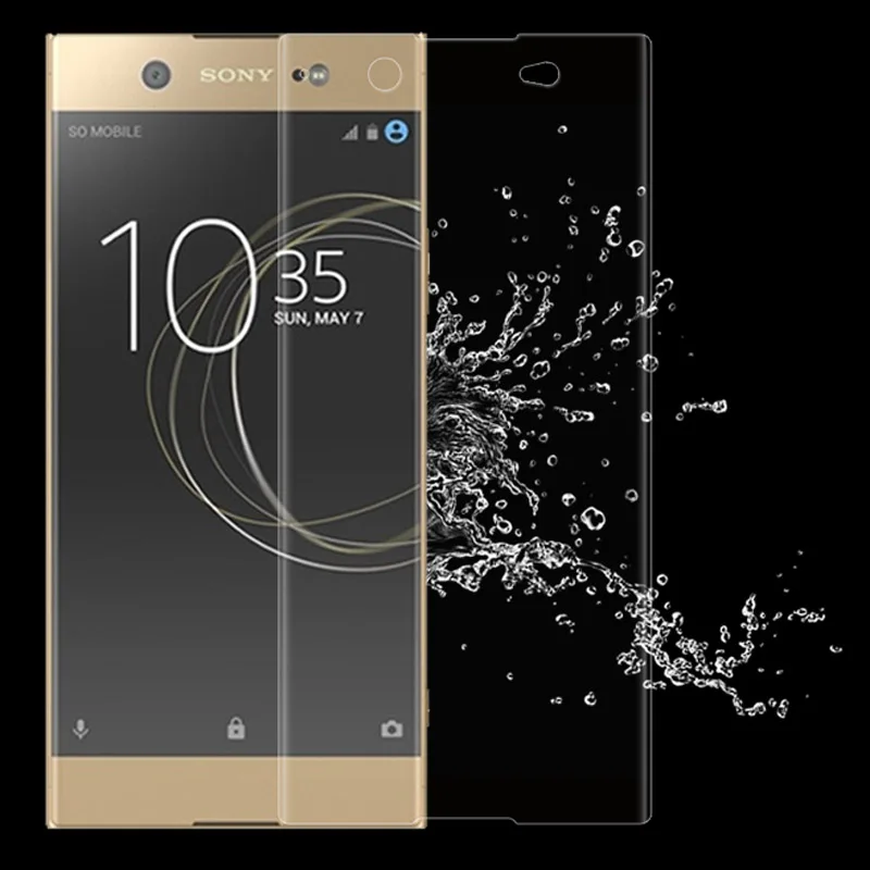 9H 3D закаленное стекло LCD изогнутая полная защитная крышка для экрана Sony Xperia XA XA1
