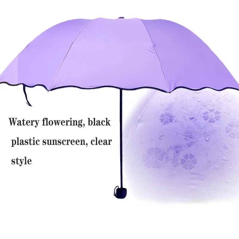 Folding dual-use umbrella Ms. Black plastic umbrella large sunscreen UV protection water flowering umbrella
Folding dual-use umbrella Ms. Black plastic umbrella large sunscreen UV protection water flowering umbrella