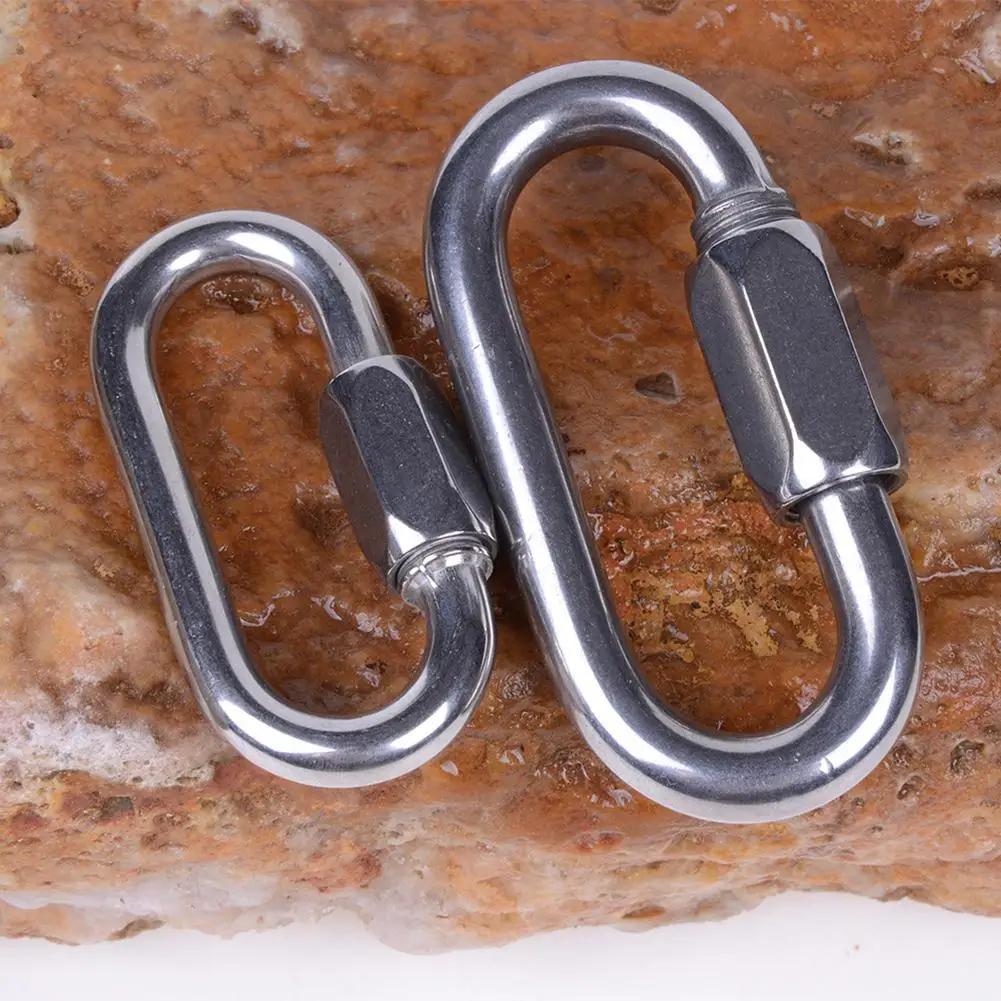 HobbyLane Professional Climbing Safety Lock Stainless Steel O-Shape Screw Gates Buckle for Rock Climbing
HobbyLane Professional Climbing Safety Lock Stainless Steel O-Shape Screw Gates Buckle for Rock Climbing