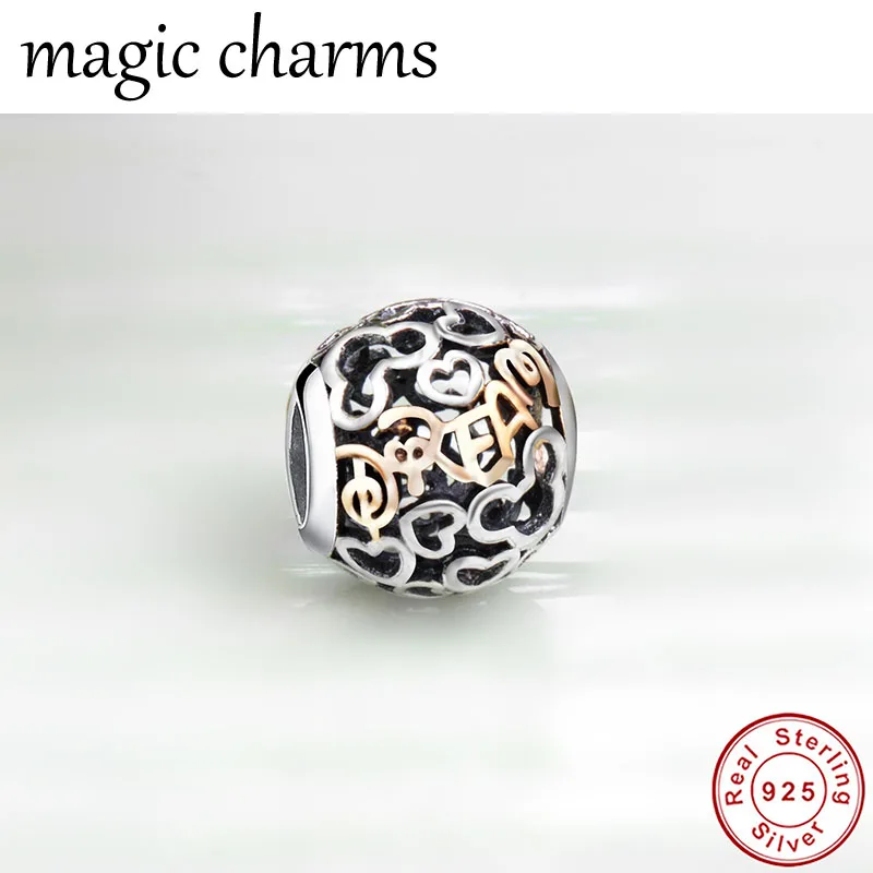 100% 925 Sterling silver Hollow Heart Pattern Love Dream Charm Beads Real jewelry Fits Style Charm Bracelets
100% 925 Sterling silver Hollow Heart Pattern Love Dream Charm Beads Real jewelry Fits Style Charm Bracelets