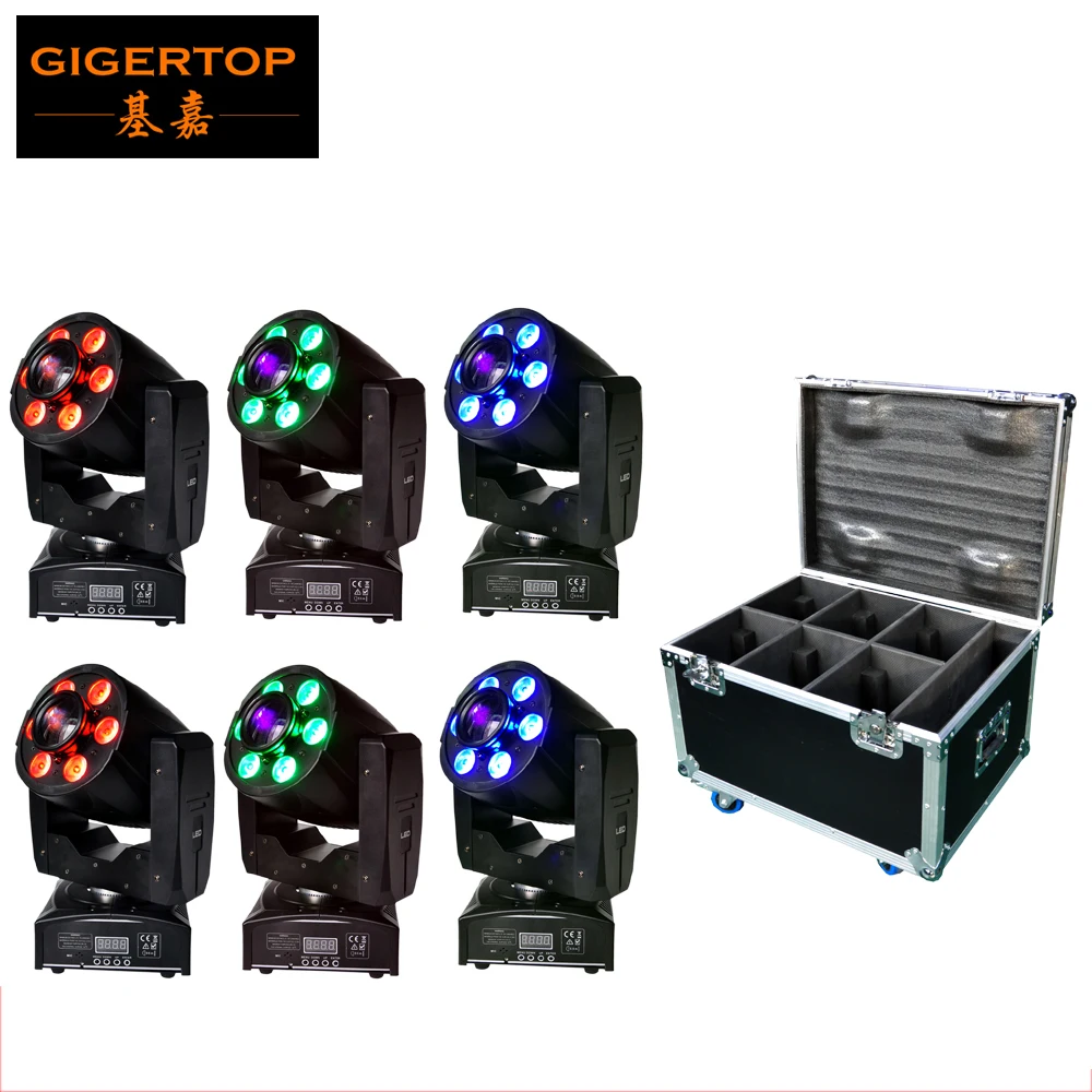 Flight Case Packing 6in1 Stackable with Wheels Well 6XLOT Mini Led Moving Head Light 1x30W White+6x8W RGBW Gobo Spot Wash 2in1
Flight Case Packing 6in1 Stackable with Wheels Well 6XLOT Mini Led Moving Head Light 1x30W White+6x8W RGBW Gobo Spot Wash 2in1