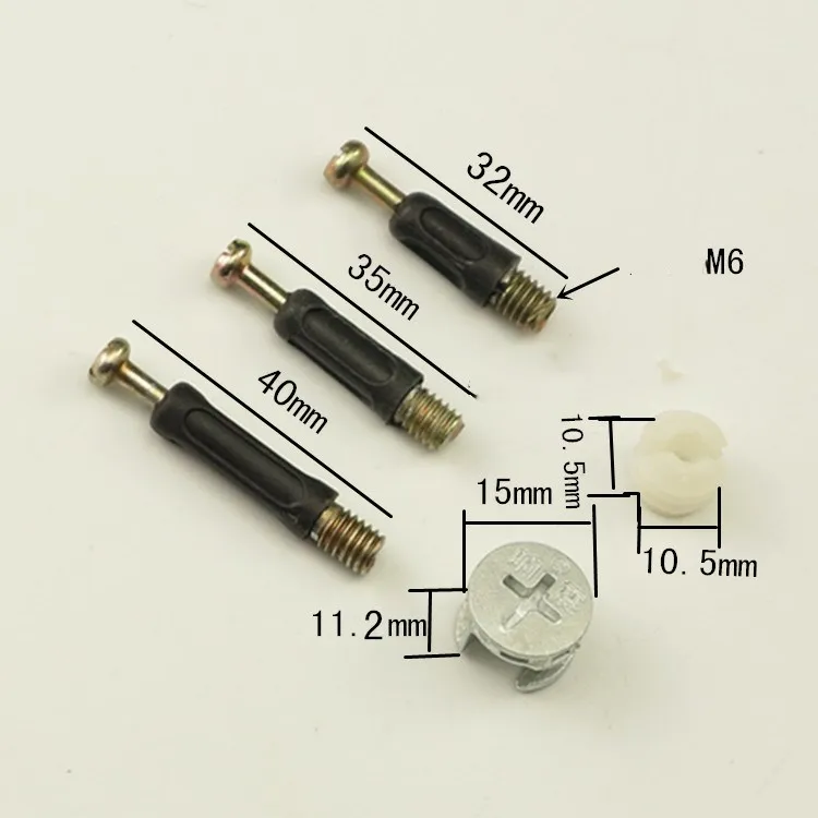 20pcs Three in one screw, furniture connector, clothes cabinet, desk, link, fixer, eccentric wheel nut connection.
20pcs Three in one screw, furniture connector, clothes cabinet, desk, link, fixer, eccentric wheel nut connection.